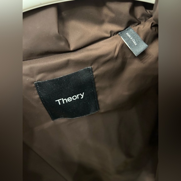 Worn once Theory Stand-Collar Puffer Coat size P - Picture 7 of 10